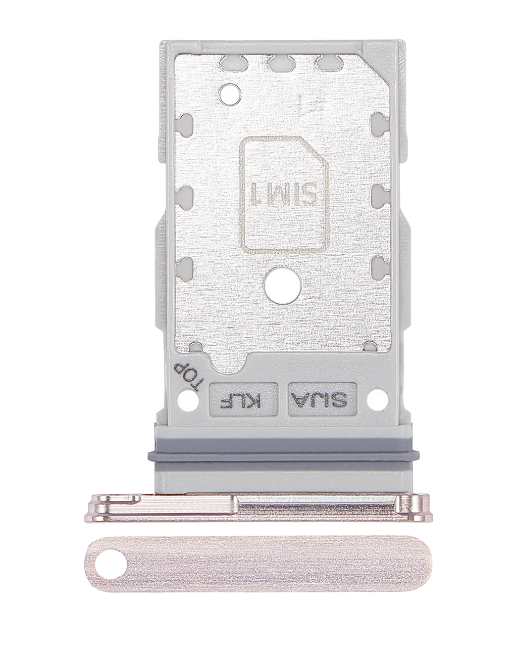 Dual SIM Card Tray for Samsung Galaxy S22 / S22 Plus (Pink Gold)