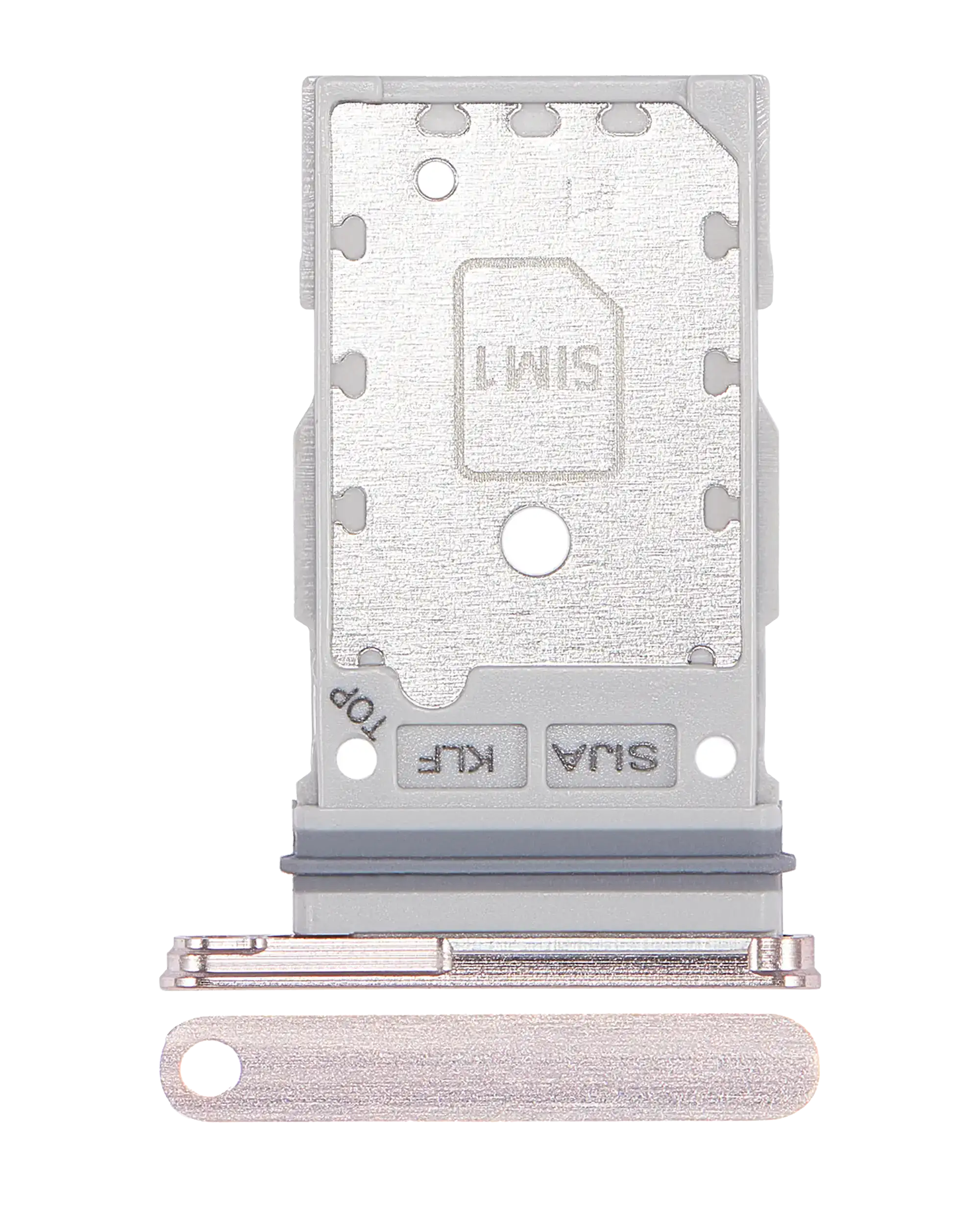Dual SIM Card Tray for Samsung Galaxy S22 / S22 Plus (Pink Gold)
