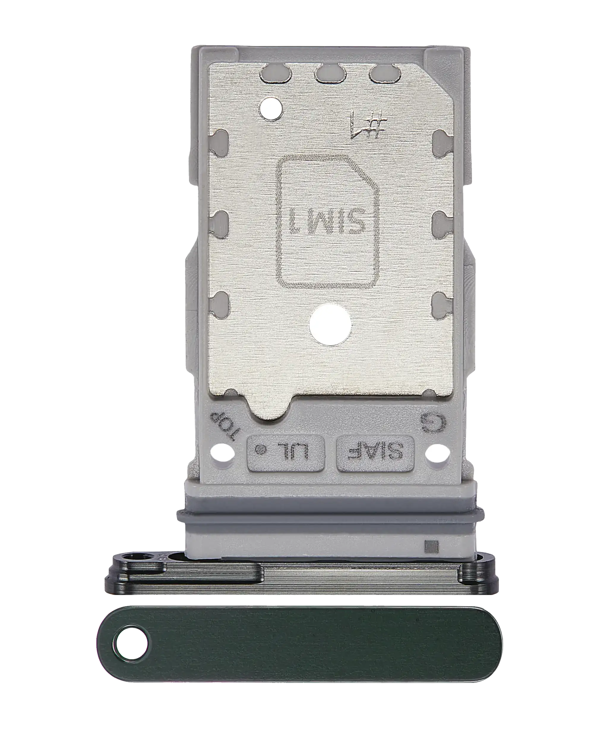 Dual SIM Card Tray for Samsung Galaxy S23 5G / S23 Plus 5G (Green)