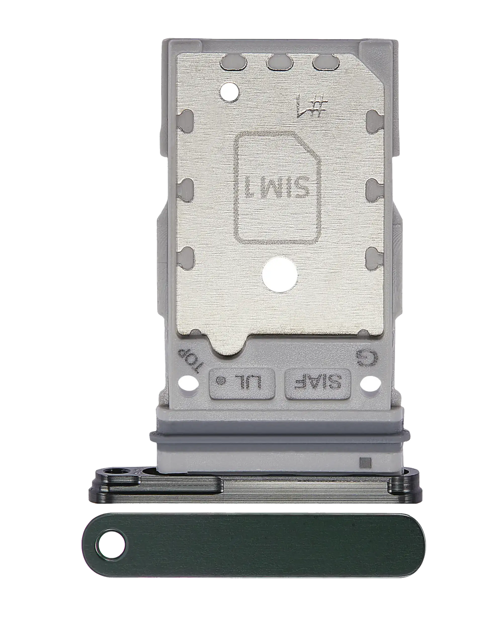 Dual SIM Card Tray for Samsung Galaxy S23 5G / S23 Plus 5G (Green)
