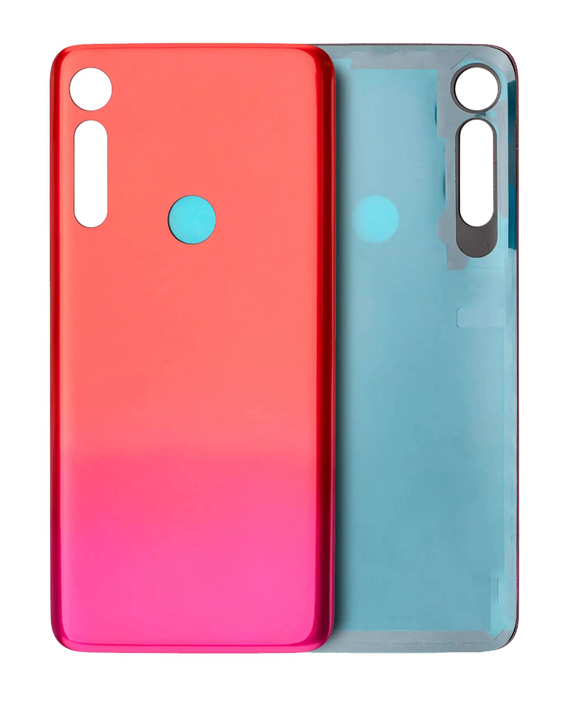 Glas-Backcover für Motorola Moto G8 Play (XT2015/2019) – Magenta red
