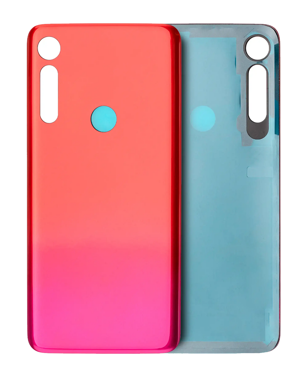 Glass Back Cover for Motorola Moto G8 Play (XT2015/2019) – Magenta Red