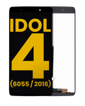 LCD-Display ohne Rahmen für Alcatel Idol 4 (6055 / 2016) (Refurbished) (Schwarz)