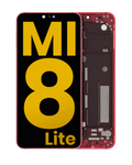 LCD-Komplettbaugruppe mit Rahmen für Xiaomi Mi 8 Lite (Refurbished) (Twilight Gold)