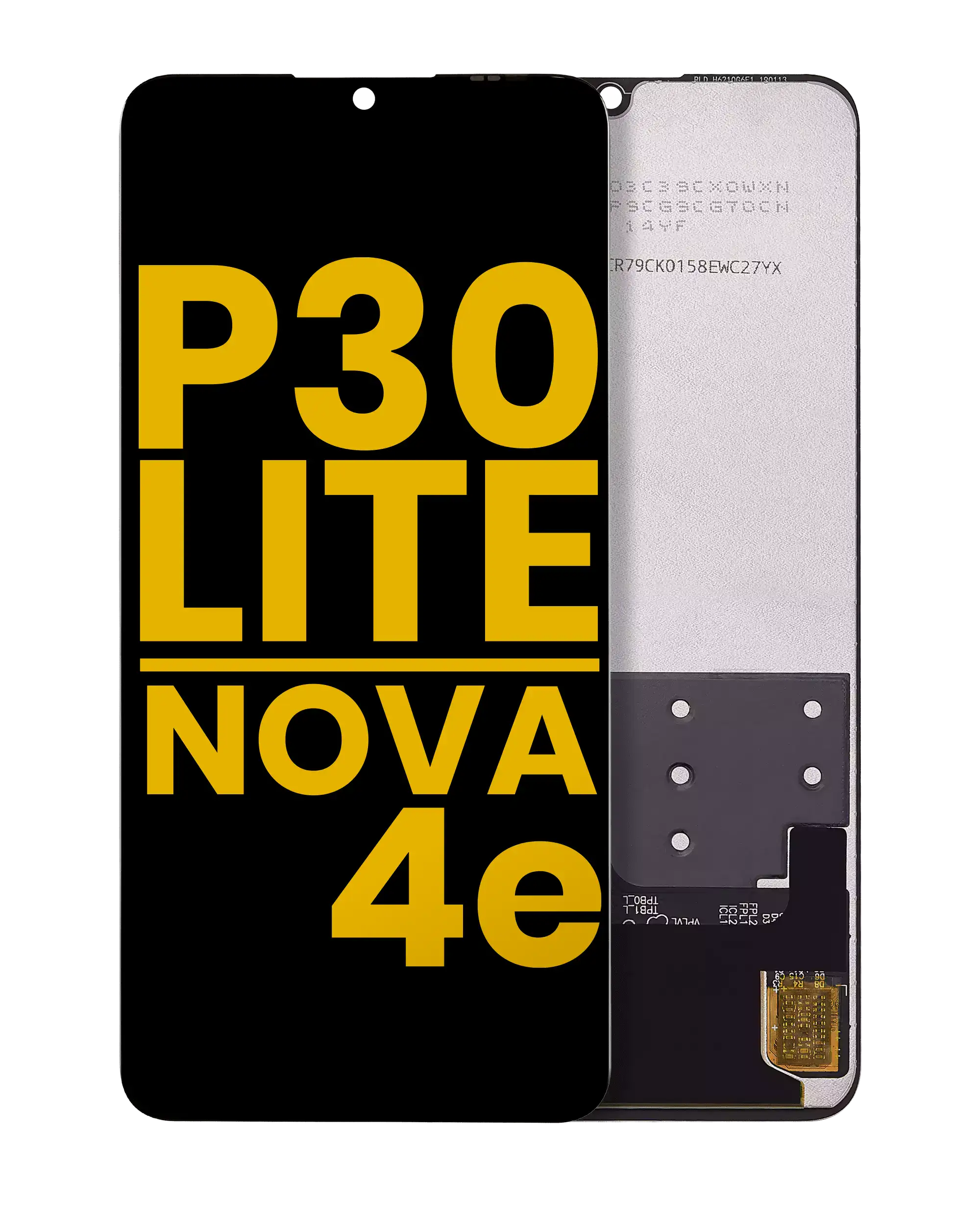 LCD-Display ohne Rahmen für Huawei P30 Lite / Nova 4e (Refurb.) ()