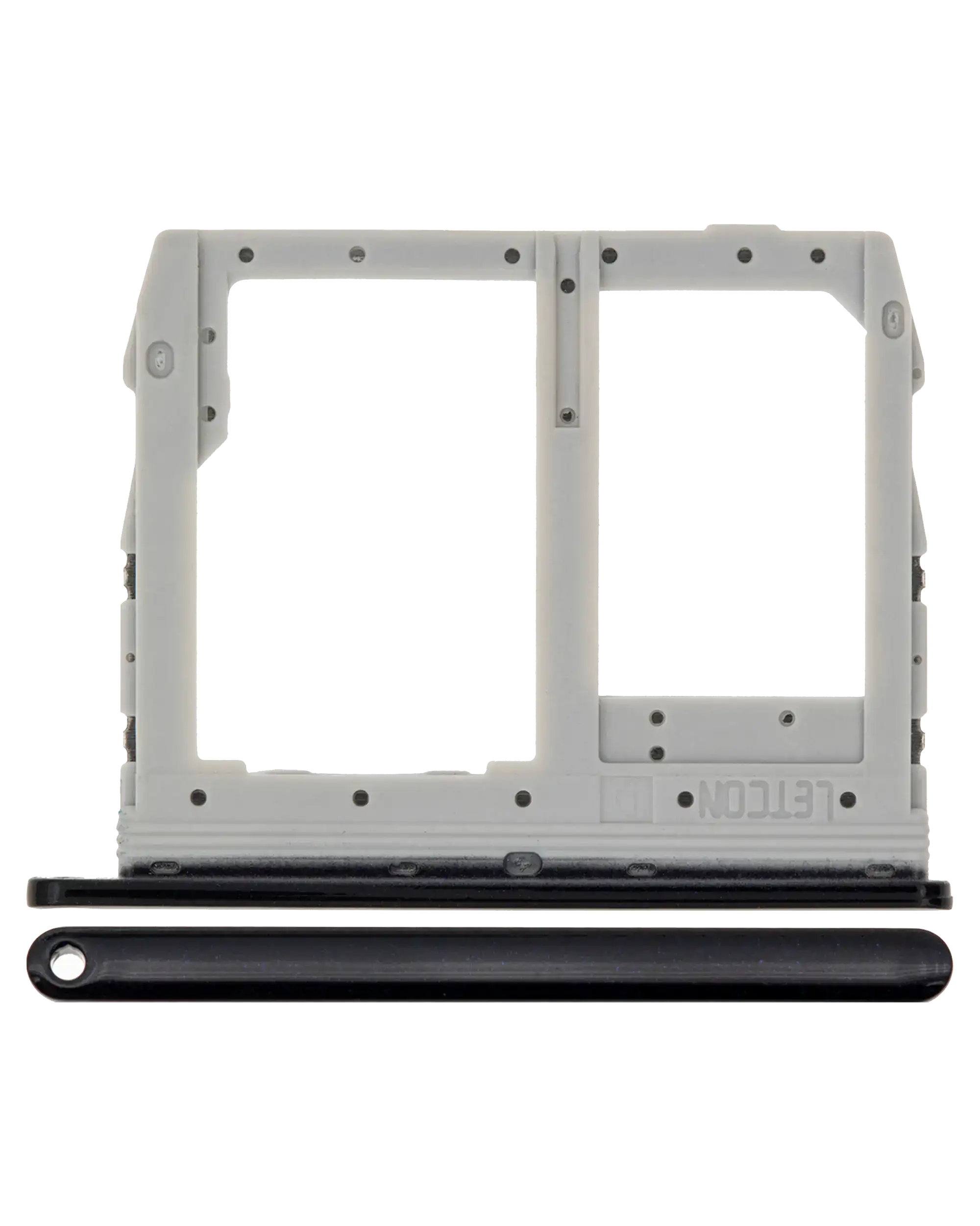 SIM+SD-Kartenfach für LG Q60/K50/K40S Grau