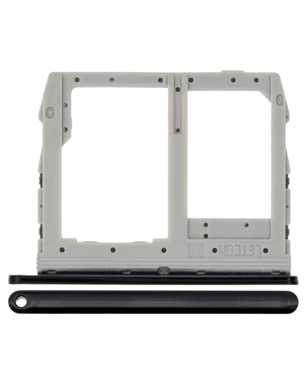 SIM+SD-Kartenfach für LG Q60/K50/K40S Grau