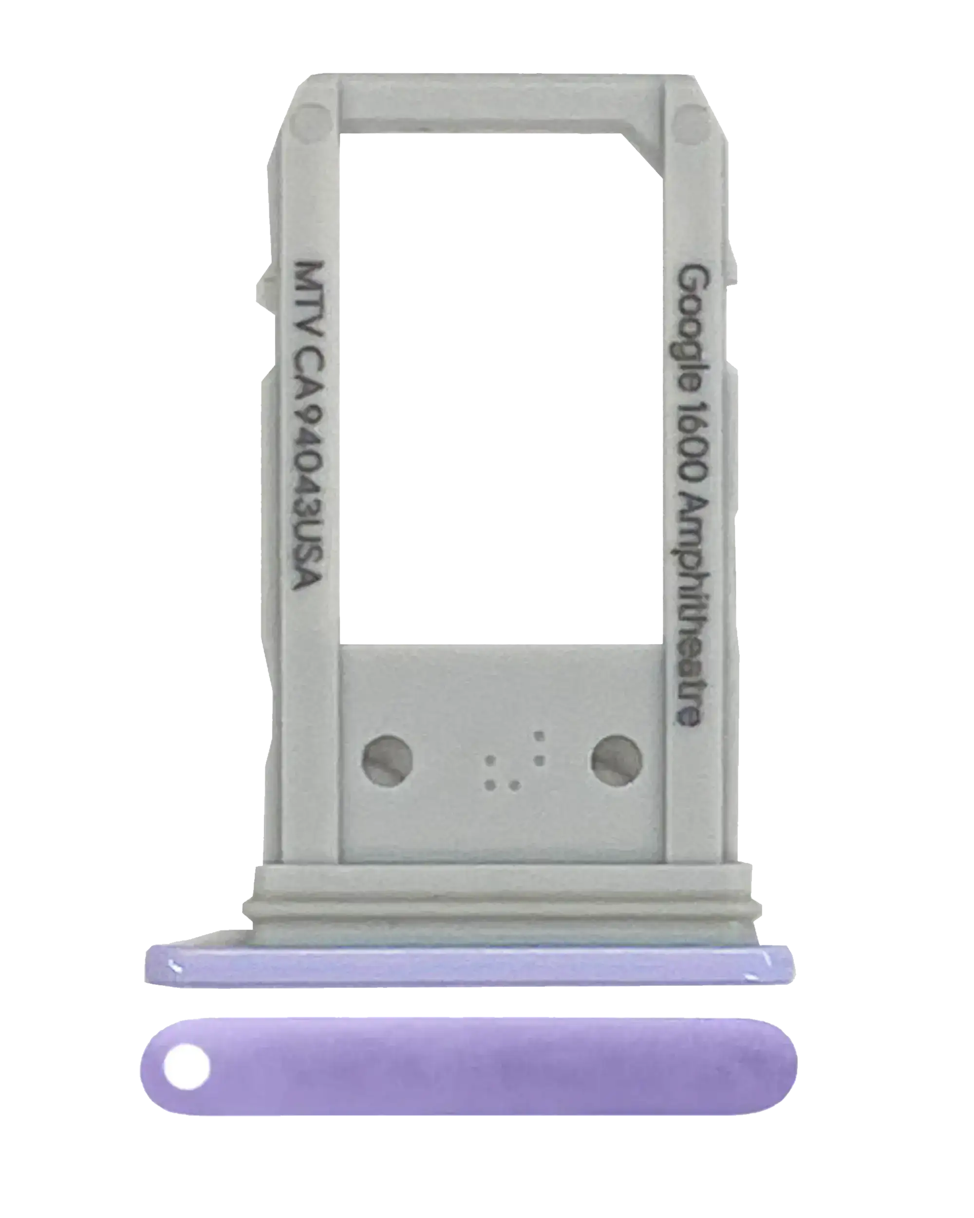 SIM Card Tray for Google Pixel 3a (Original OEM) (Purple)