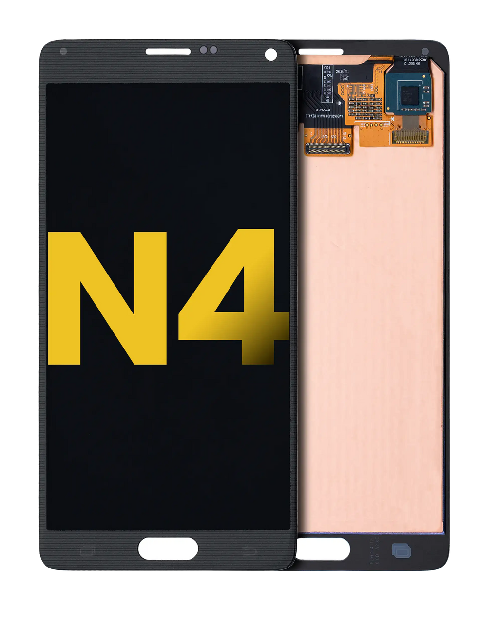 Frameless OLED Display for Samsung Galaxy Note 4 (Refurbished) (Black)