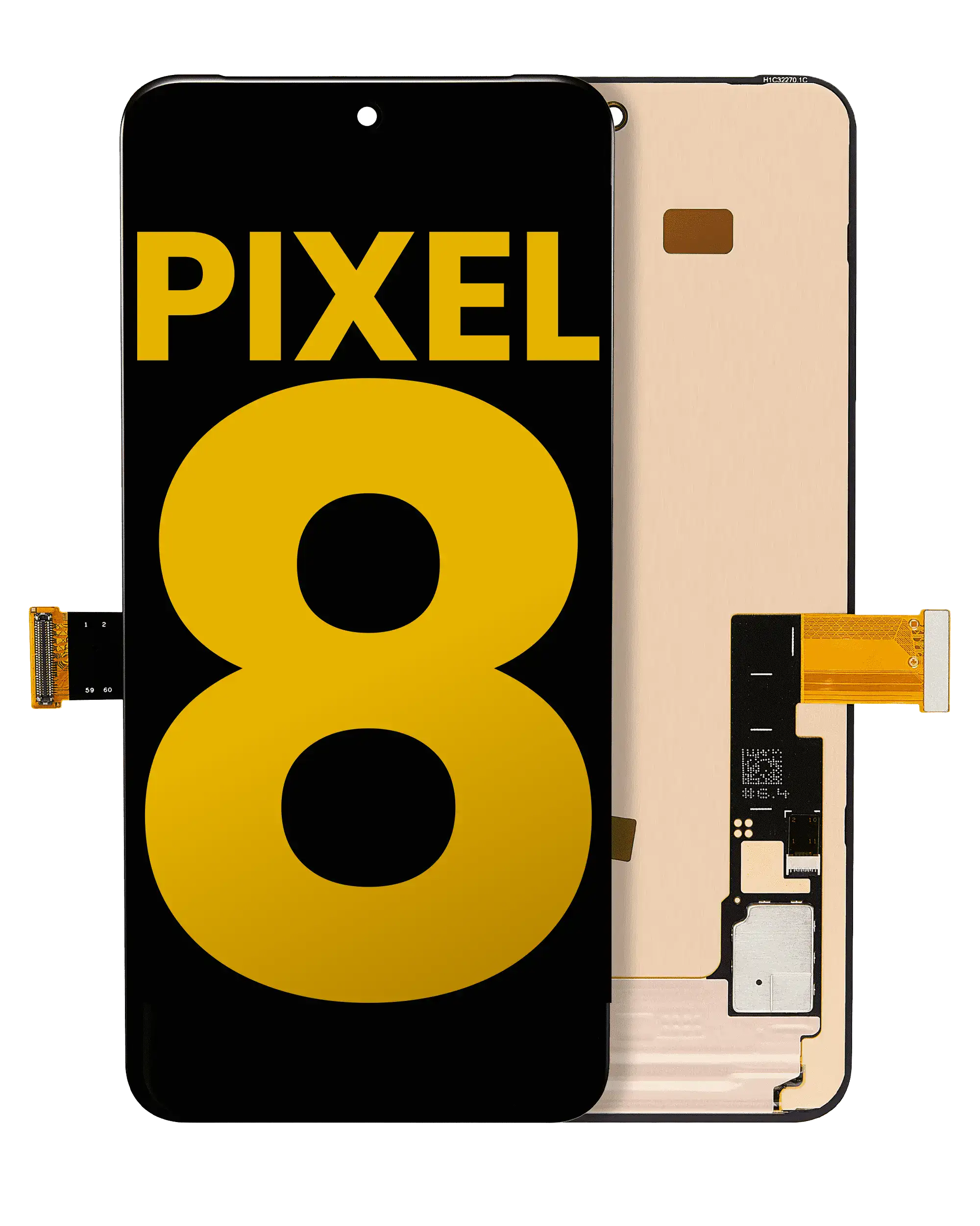 Frameless OLED Display (No Fingerprint Sensor) for Google Pixel 8 (Refurbished) (All Colors)