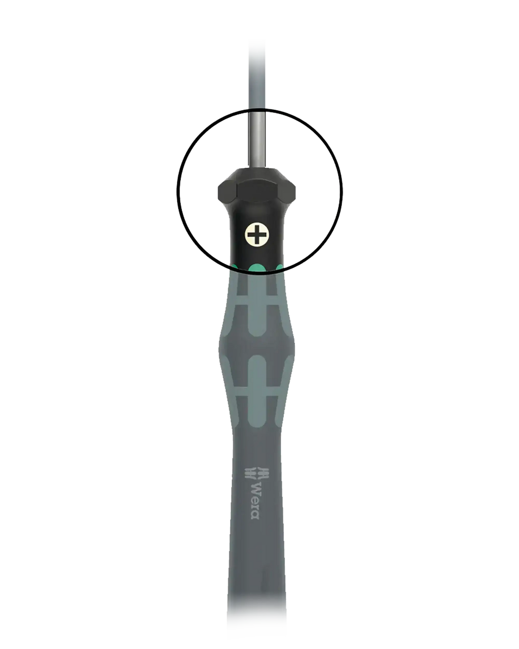 Kraftform Mikro-Präzisions Kreuzschlitz-Schraubendreher PH0 x 40 mm (Wera)