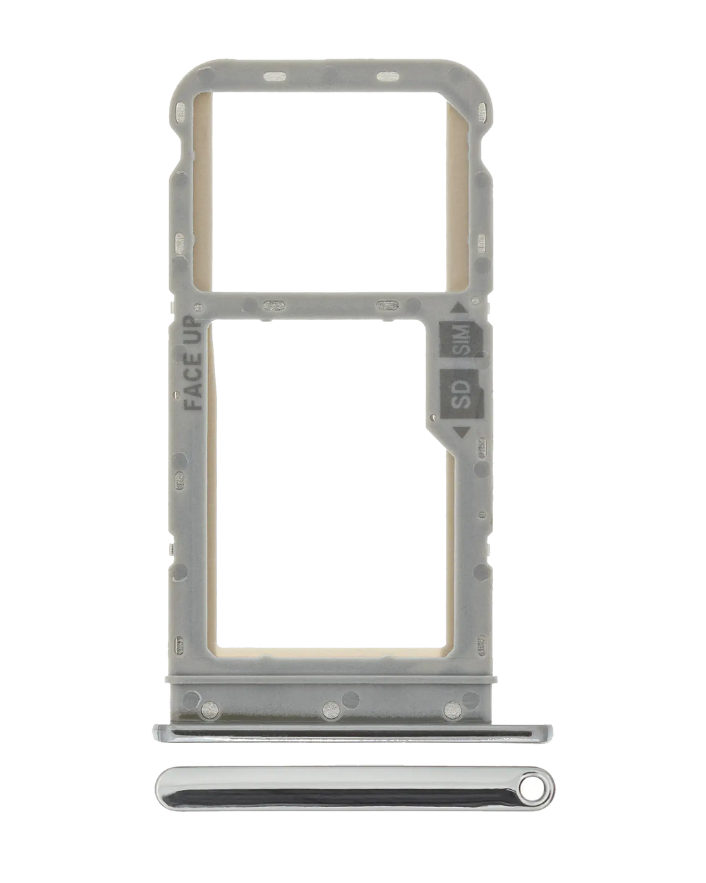 SIM Card Tray for Motorola Moto G Fast (XT2045 / 2020) - Original OEM - Pearl White