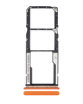 Dual SIM Card Tray for Xiaomi Redmi 9C / 9A (Orange)