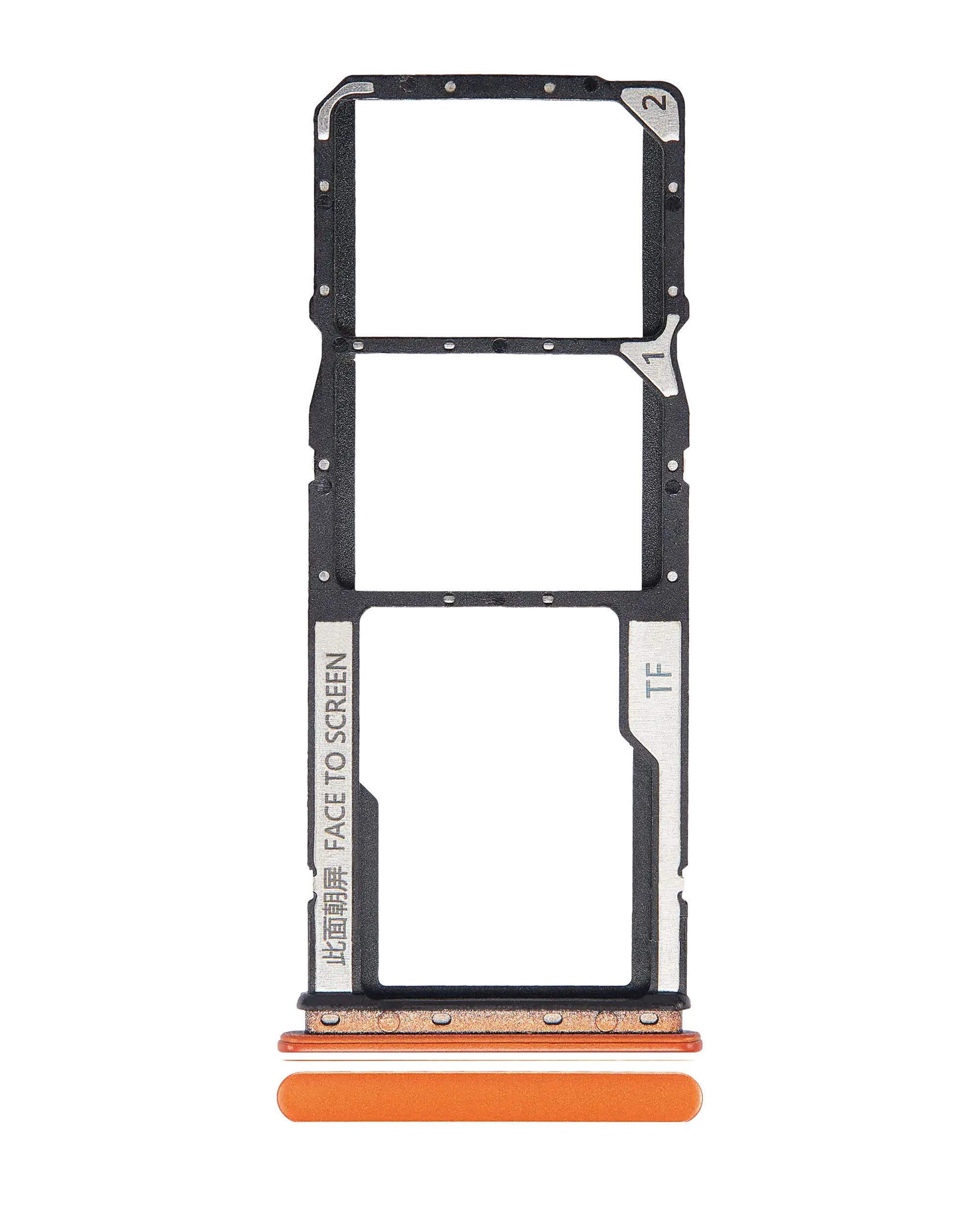 Dual-SIM-Kartenfach für Xiaomi Redmi 9C / 9A (Orange)