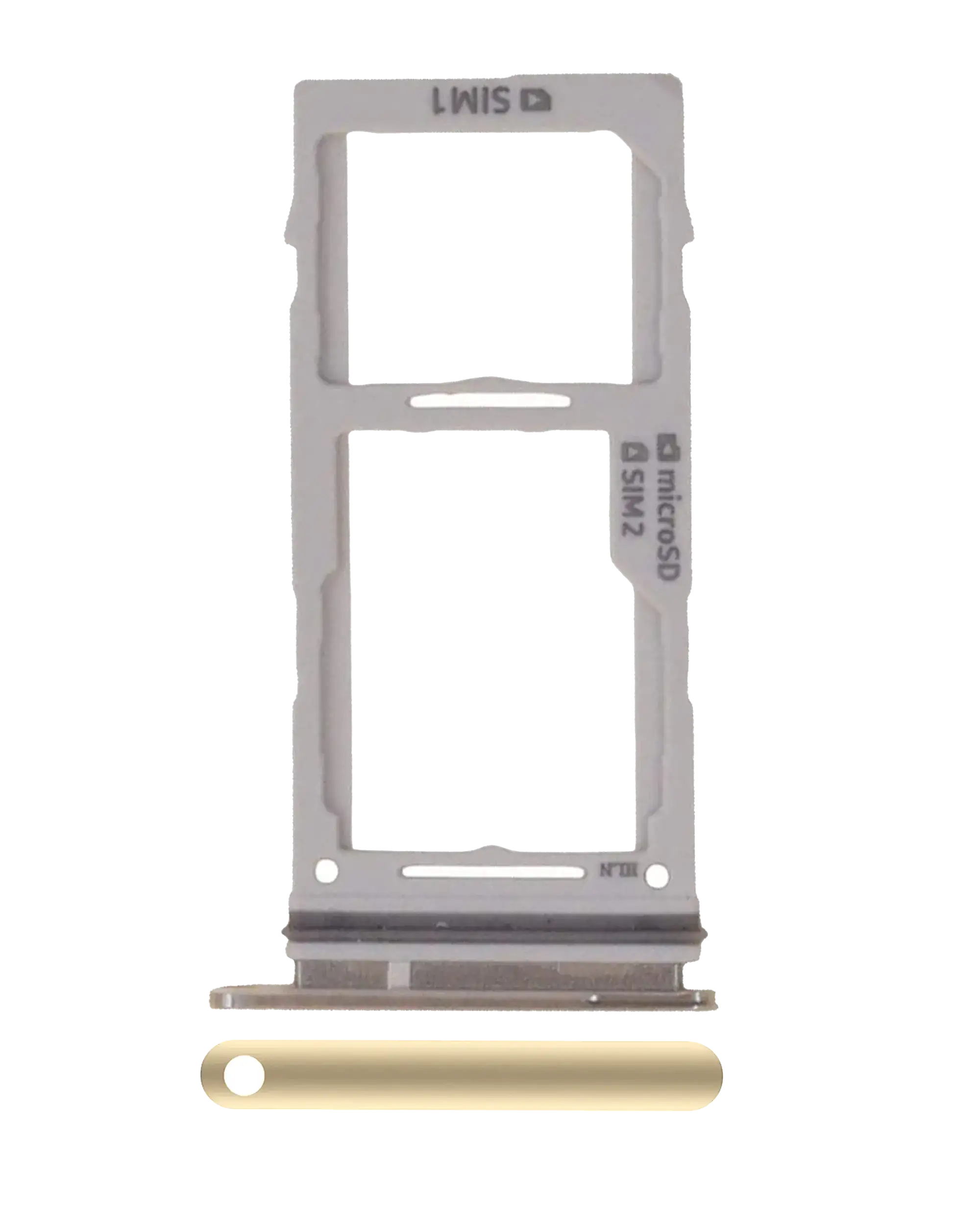 Dual-SIM-Tray für Samsung Galaxy S10 / S10 Plus / S10E (Canary Yellow)