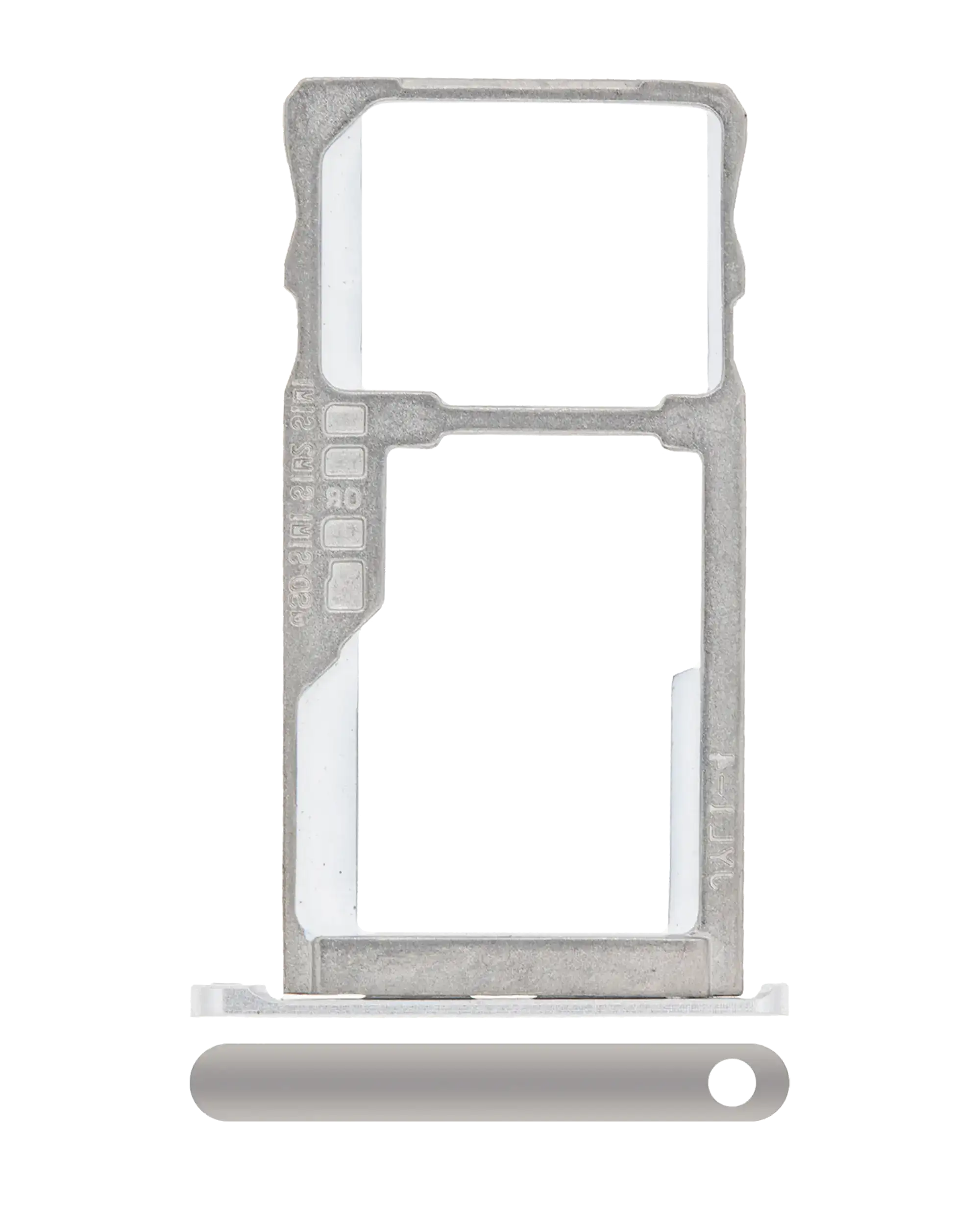 SIM card tray for BlackBerry KEYone (Silver)