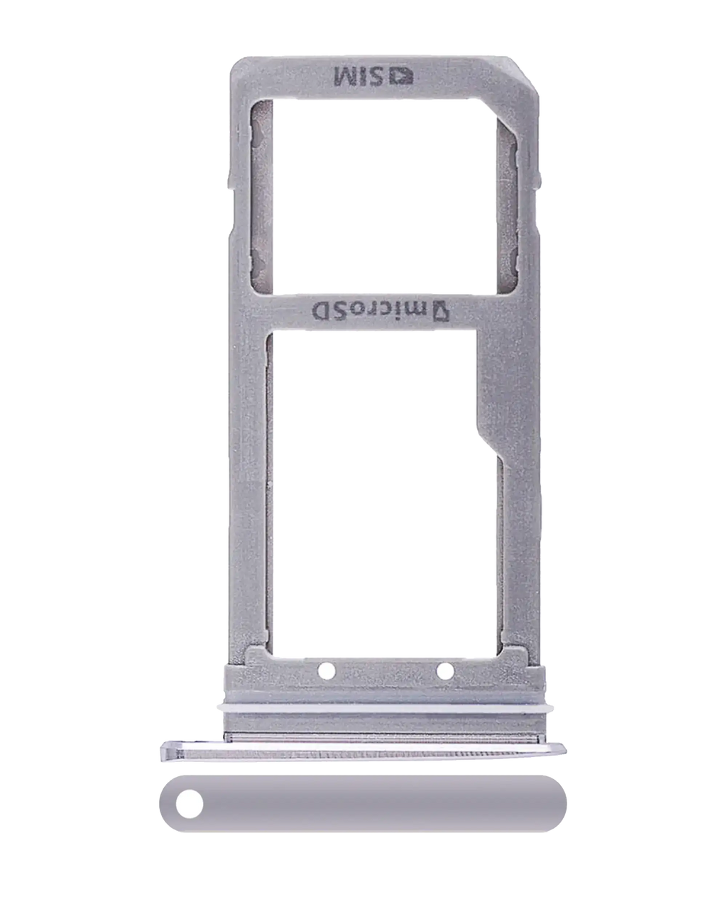 Einzelner SIM-Karten-Tray für Samsung Galaxy S7 Edge (Silber)