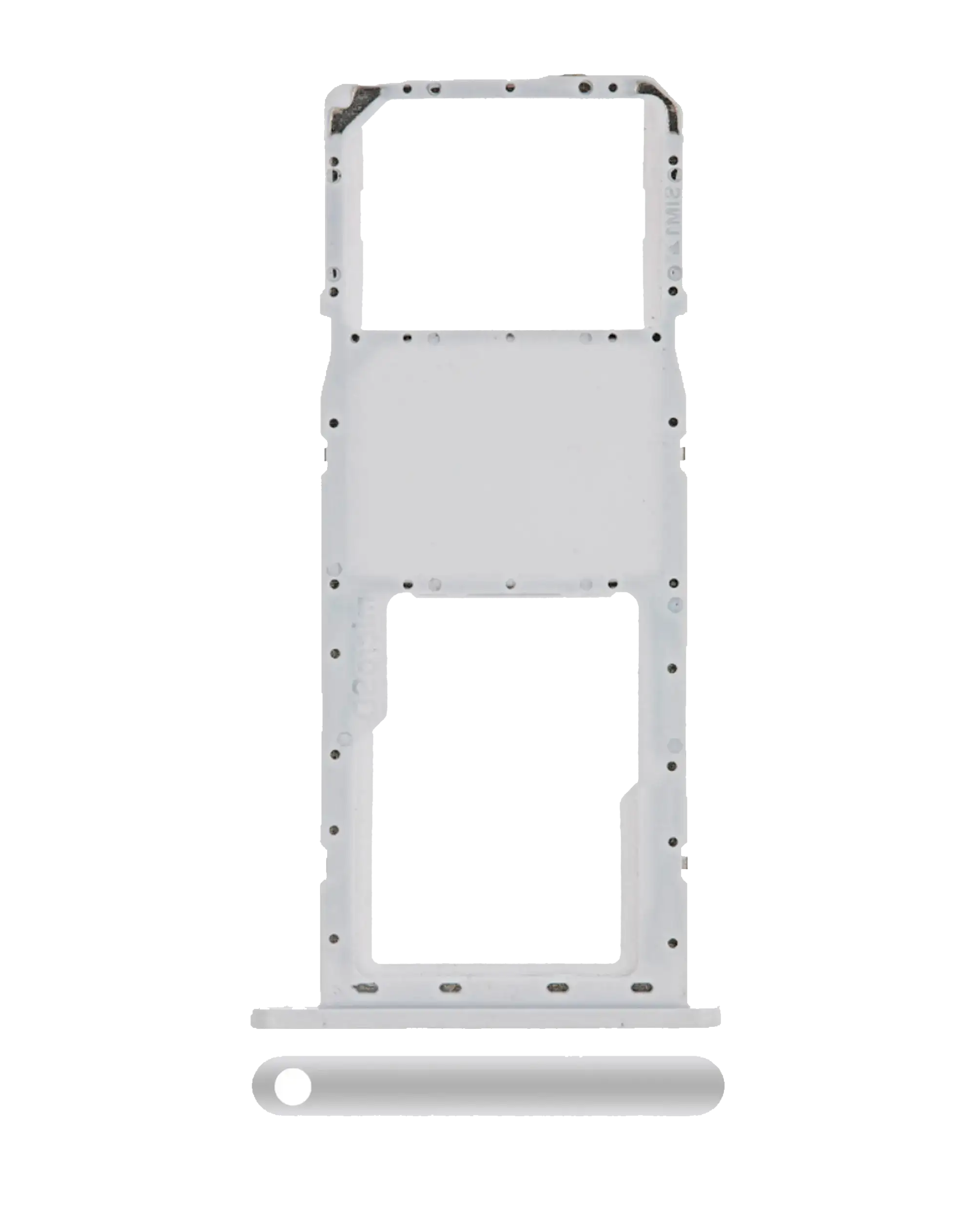Einzel-SIM-Kartenfach für Samsung Galaxy A11 (A115 / 2020) (Weiß)