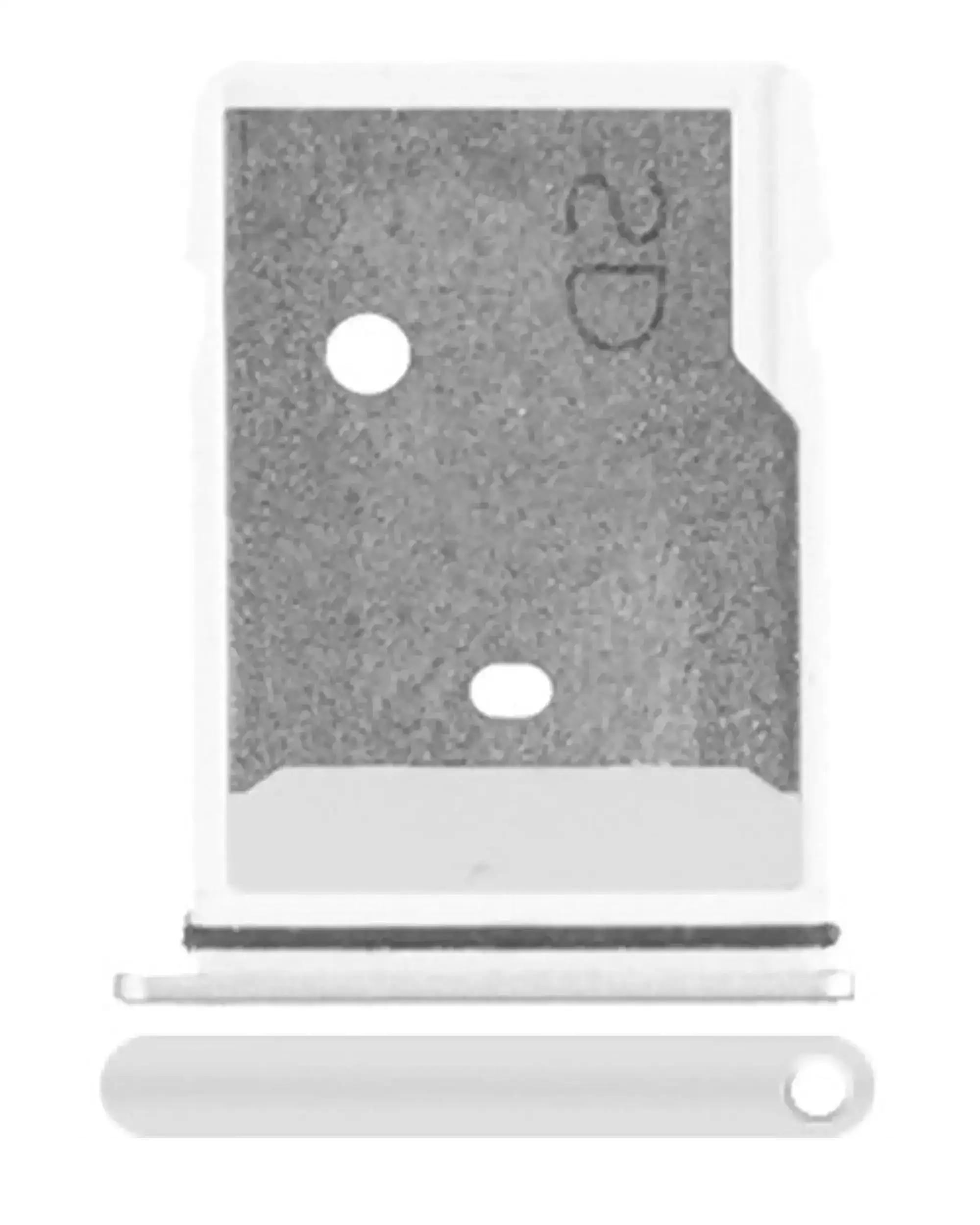 Micro-SD-SIM-Kartenfach für HTC M10 (Silber)