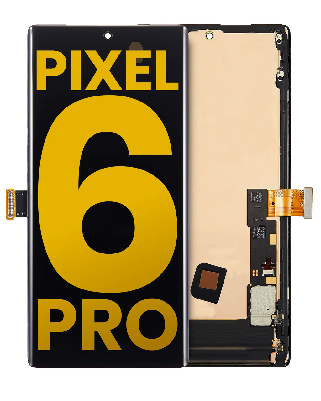 OLED Display with Frame (without Fingerprint Sensor) for Google Pixel 6 Pro (Refurbished) (All Colors)