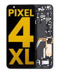 OLED-Display mit Rahmen für Google Pixel 4 XL (Refurbished, Clearly White)