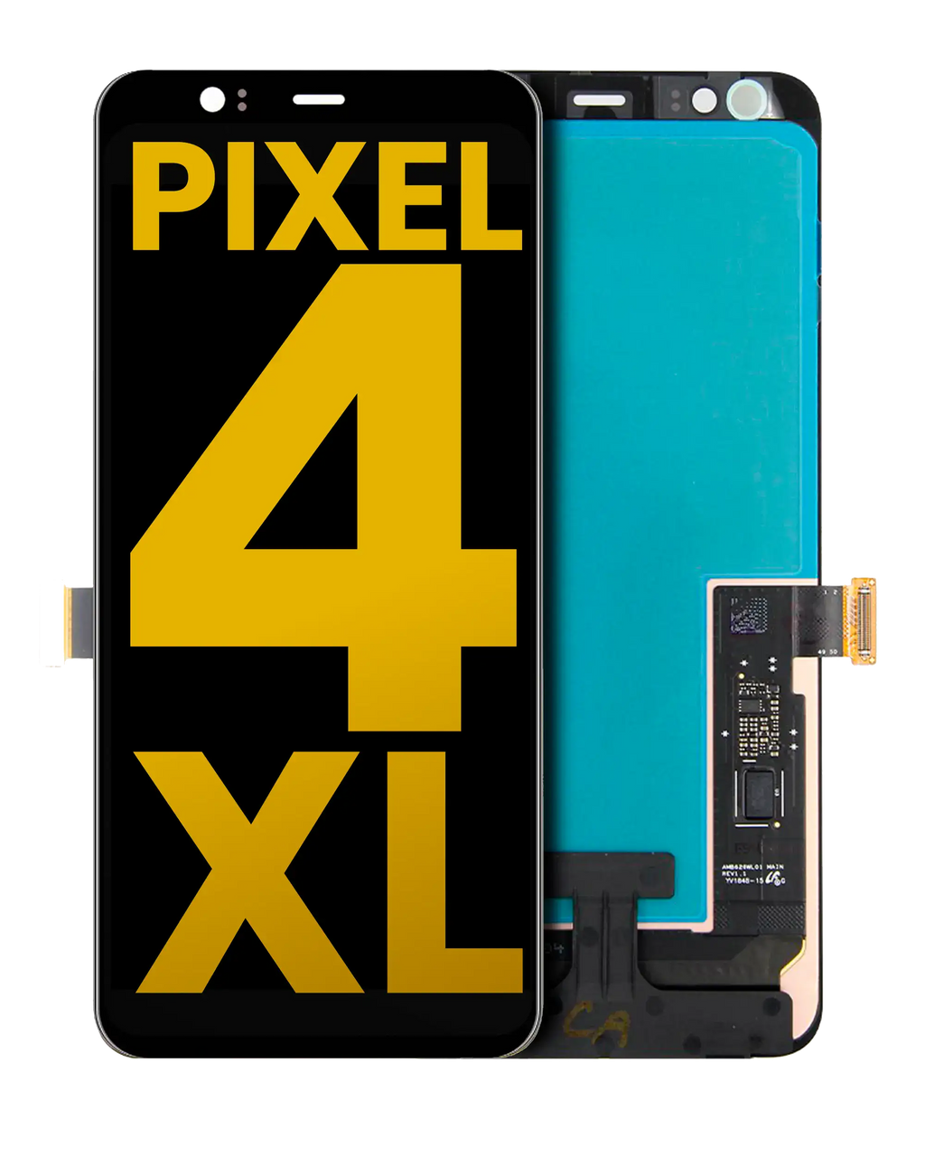 OLED Display without frame for Google Pixel 4 XL (Refurbished) (All colors)