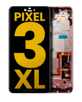 OLED-Display mit Rahmen für Google Pixel 3 XL (Refurbished) (Pink)