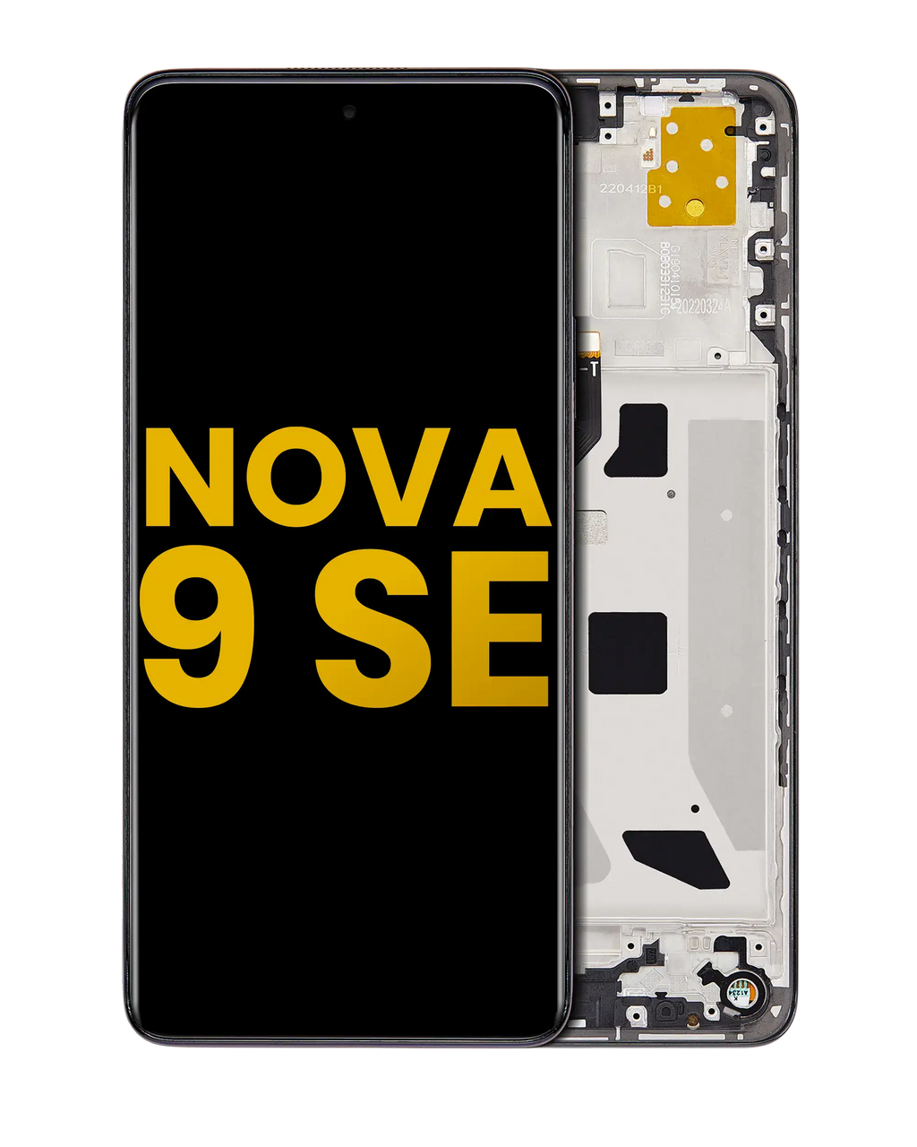 LCD Display with Frame for Huawei Nova 9 SE (Refurbished) (Midnight Black)