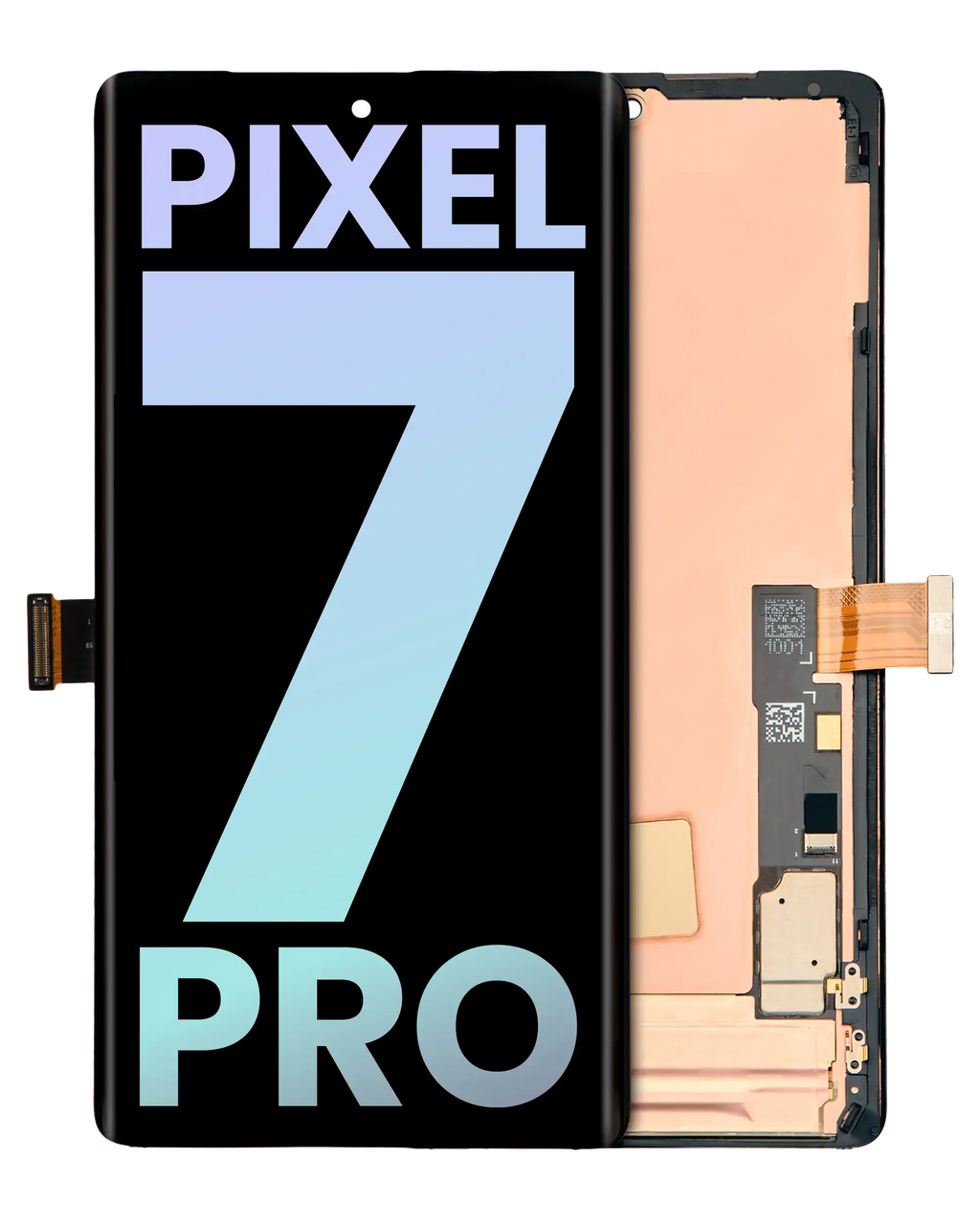 OLED-Display mit Rahmen inkl. Fingerabdrucksensor für Google Pixel 7 Pro (OEM)