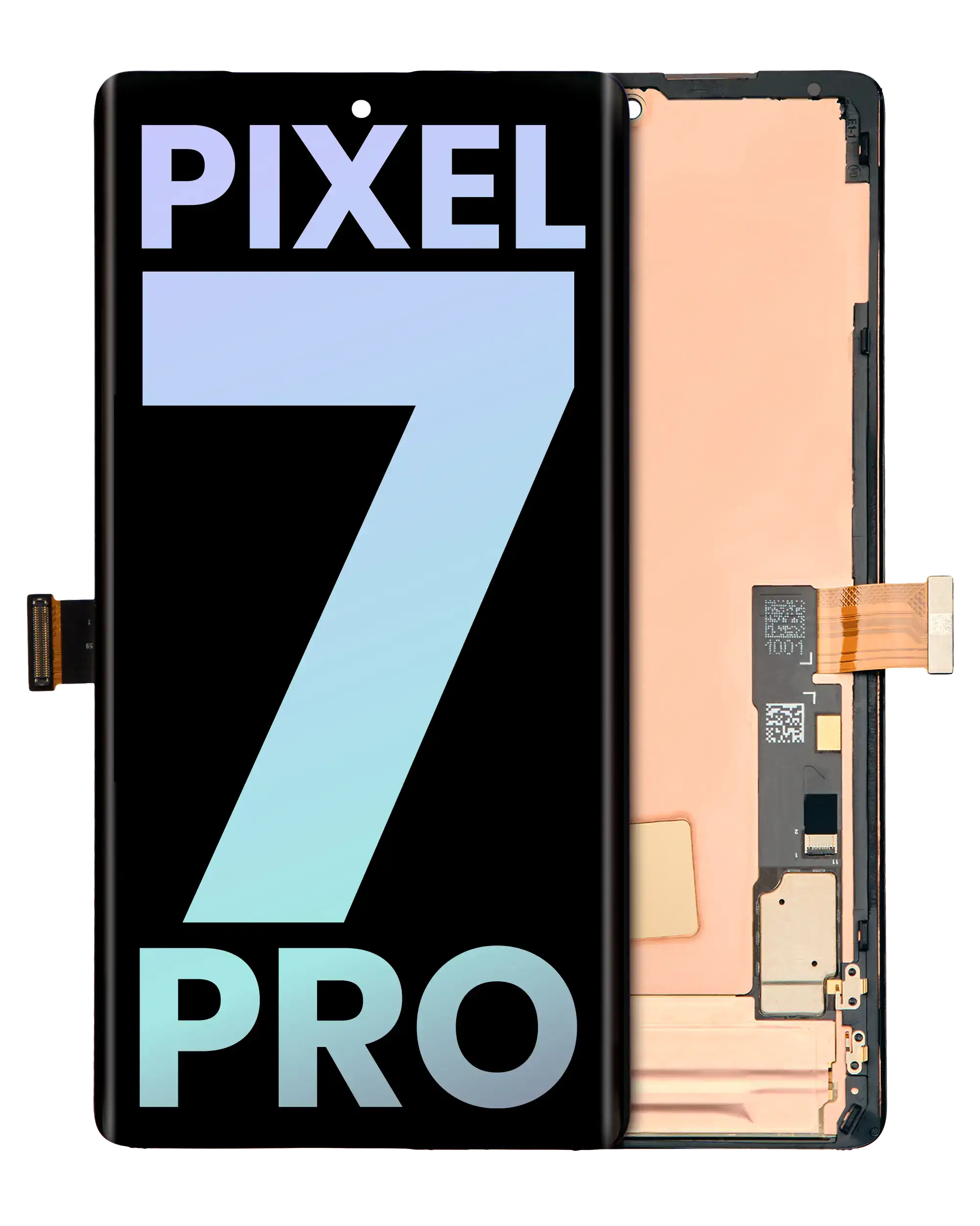 OLED-Display mit Rahmen inkl. Fingerabdrucksensor für Google Pixel 7 Pro (OEM)
