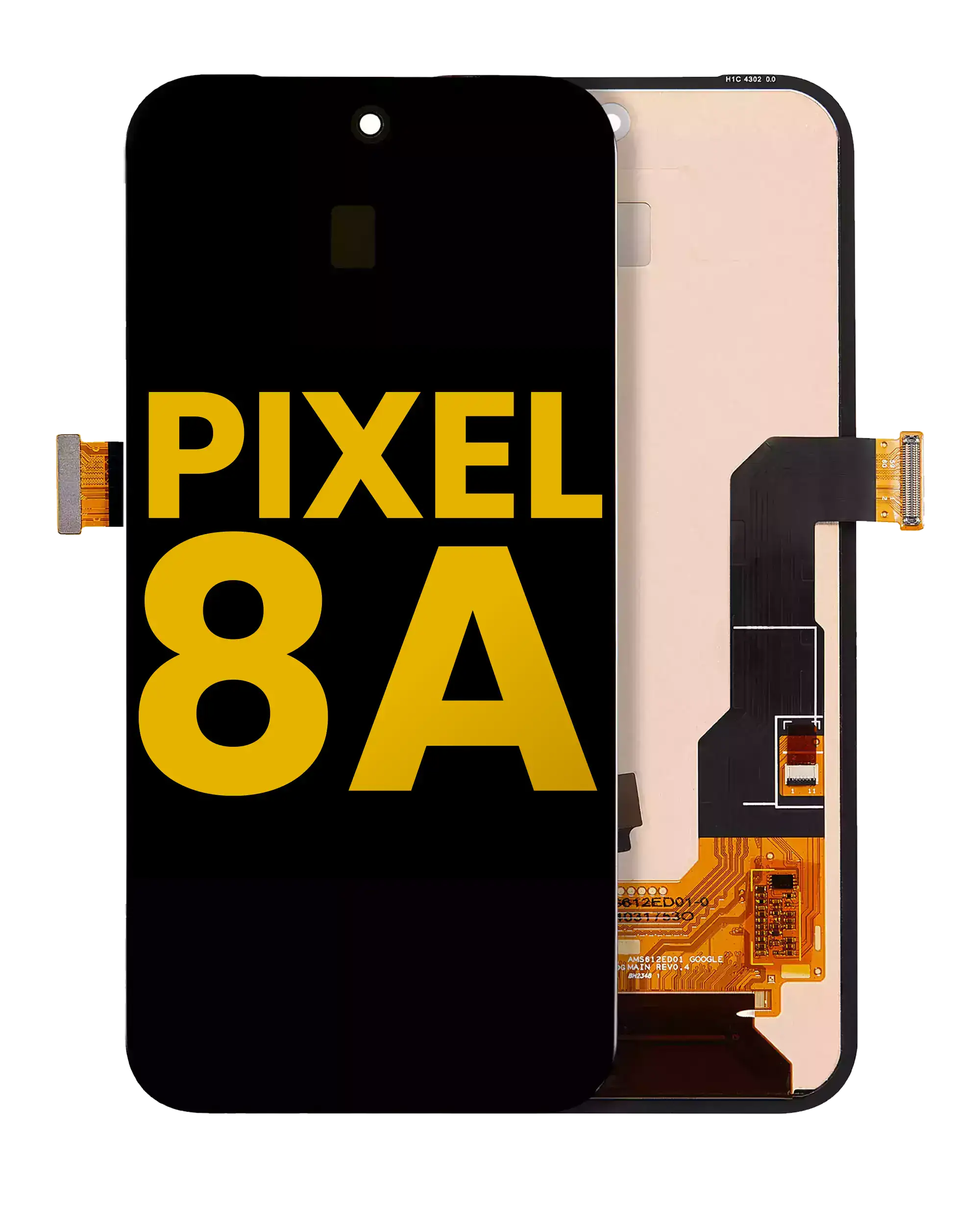 OLED-Display o. Rahmen o. FP-Sensor Refurbished Google Pixel 8A Alle Farben
