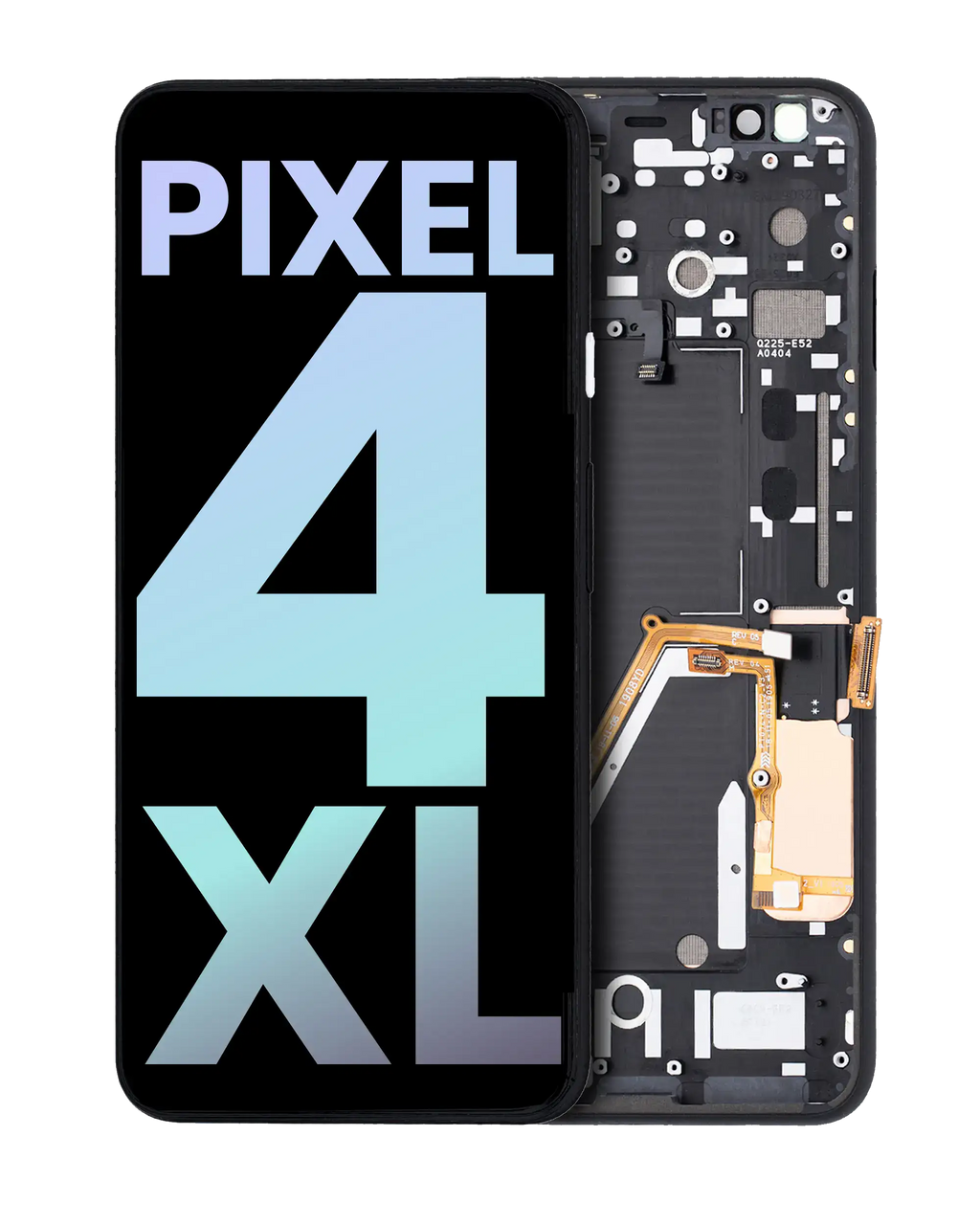 OLED Display with Frame for Google Pixel 4 XL (Original OEM) (Clearly White Power Button)
