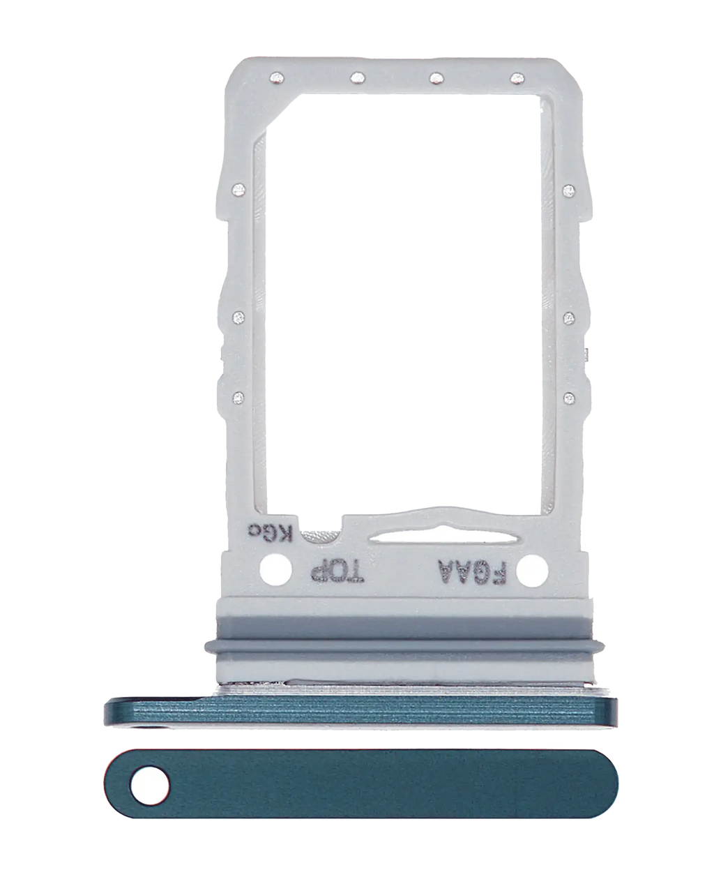 Single SIM-Karten-Tray für Samsung Galaxy Z Flip 3 5G (Grün)