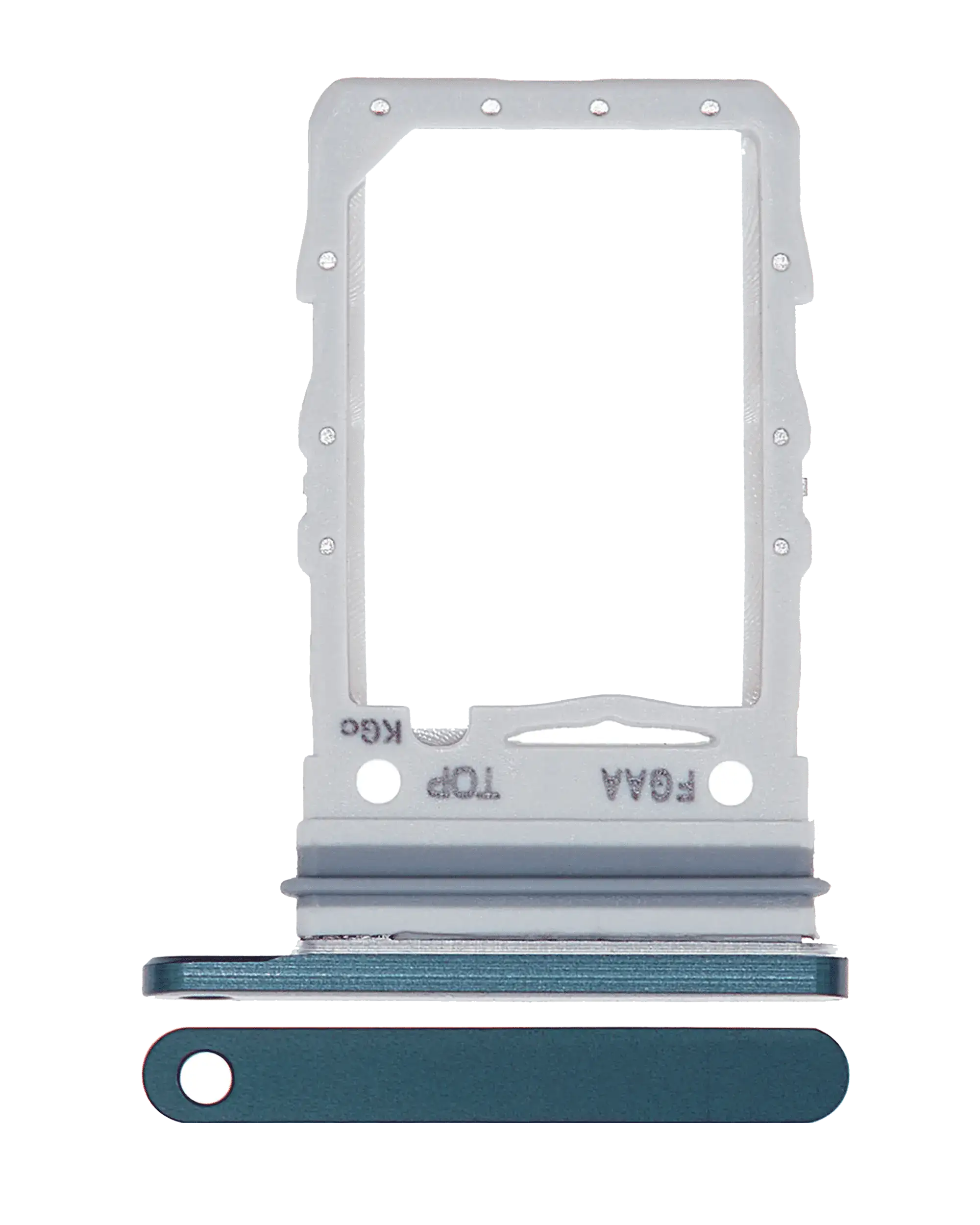 Single SIM-Karten-Tray für Samsung Galaxy Z Flip 3 5G (Grün)
