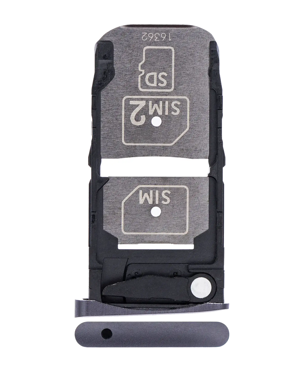 SIM-Kartenhalter für Motorola Moto Z Droid (XT1650-01 / 2016) (Schwarz)