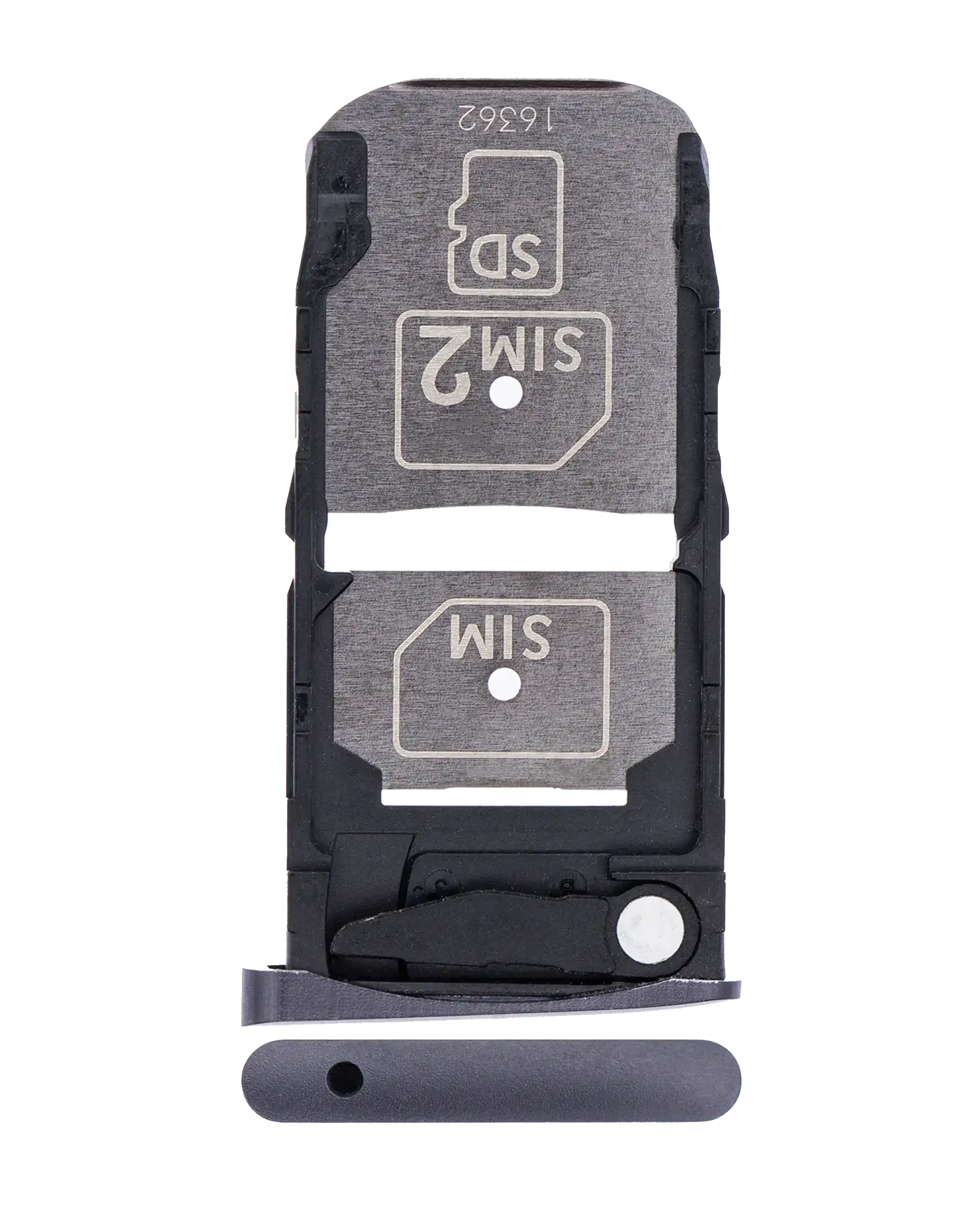 SIM-Kartenhalter für Motorola Moto Z Droid (XT1650-01 / 2016) (Schwarz)