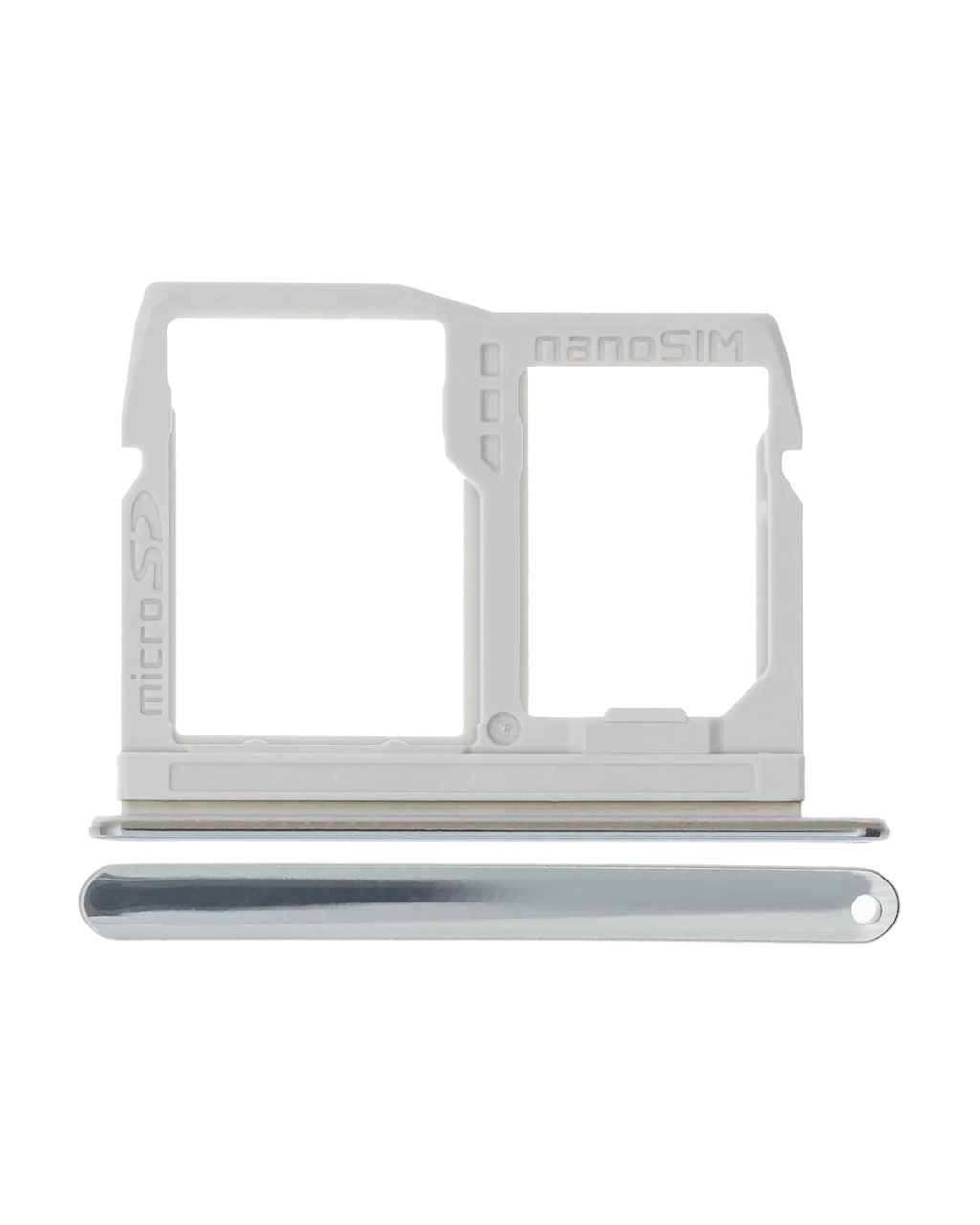 SIM-Karten-Tray für LG Stylo 6 / K71 (Silber)