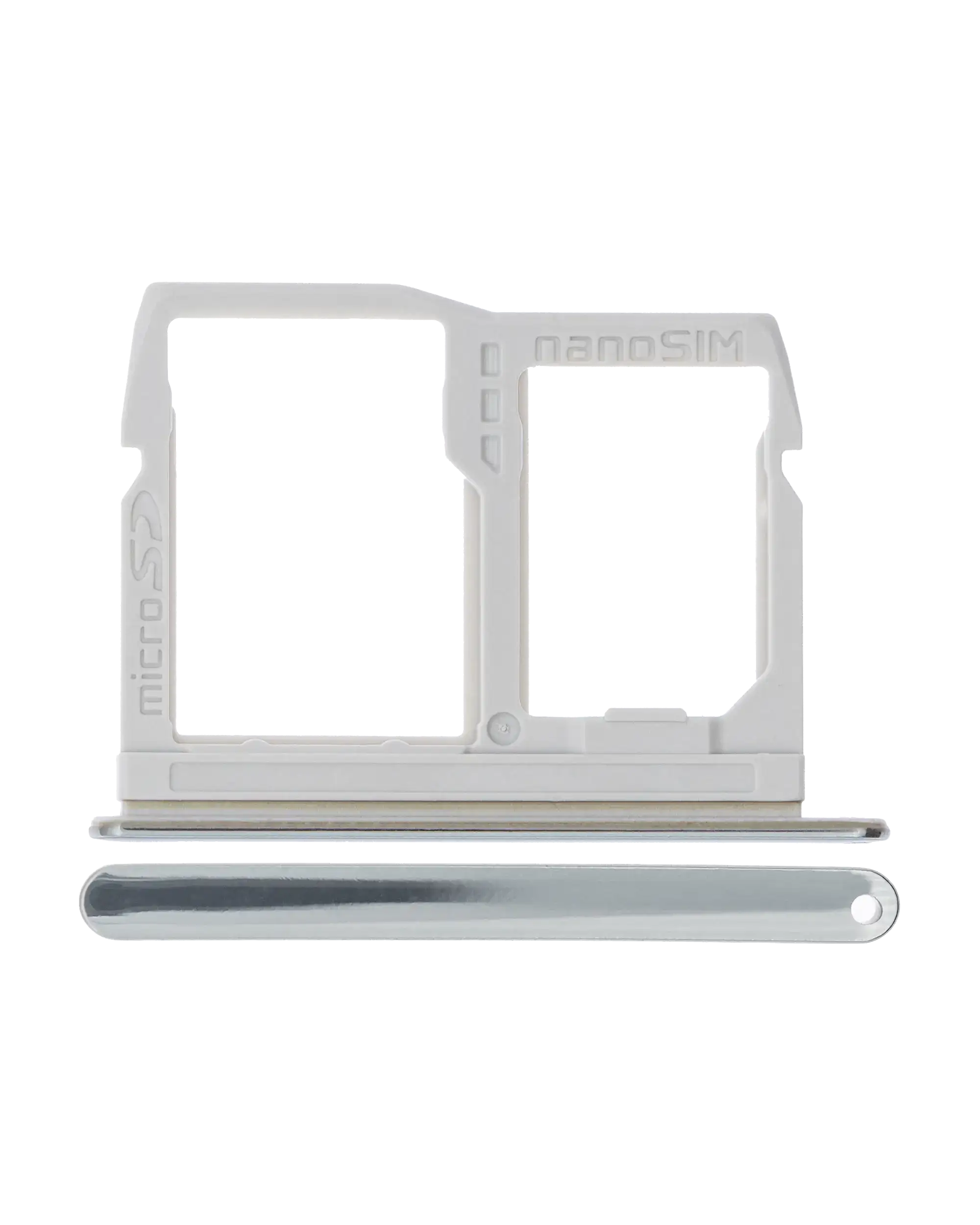 SIM-Karten-Tray für LG Stylo 6 / K71 (Silber)