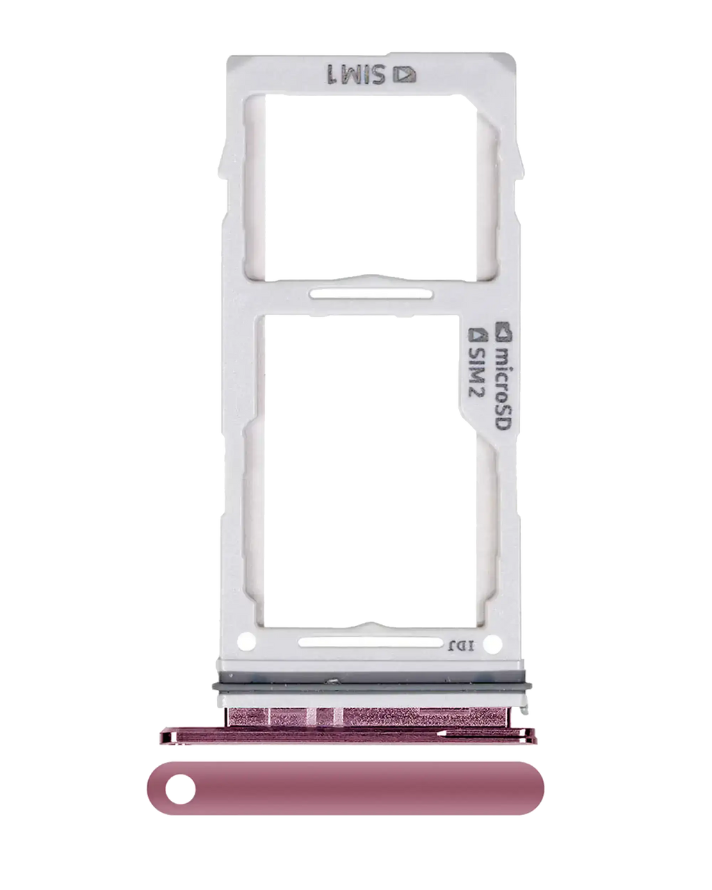 Dual-SIM-Kartenfach für Samsung Galaxy S10 / S10 Plus / S10E (Flamingo Pink)