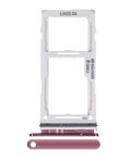 Dual SIM Card Tray for Samsung Galaxy S10 / S10 Plus / S10E (Flamingo Pink)