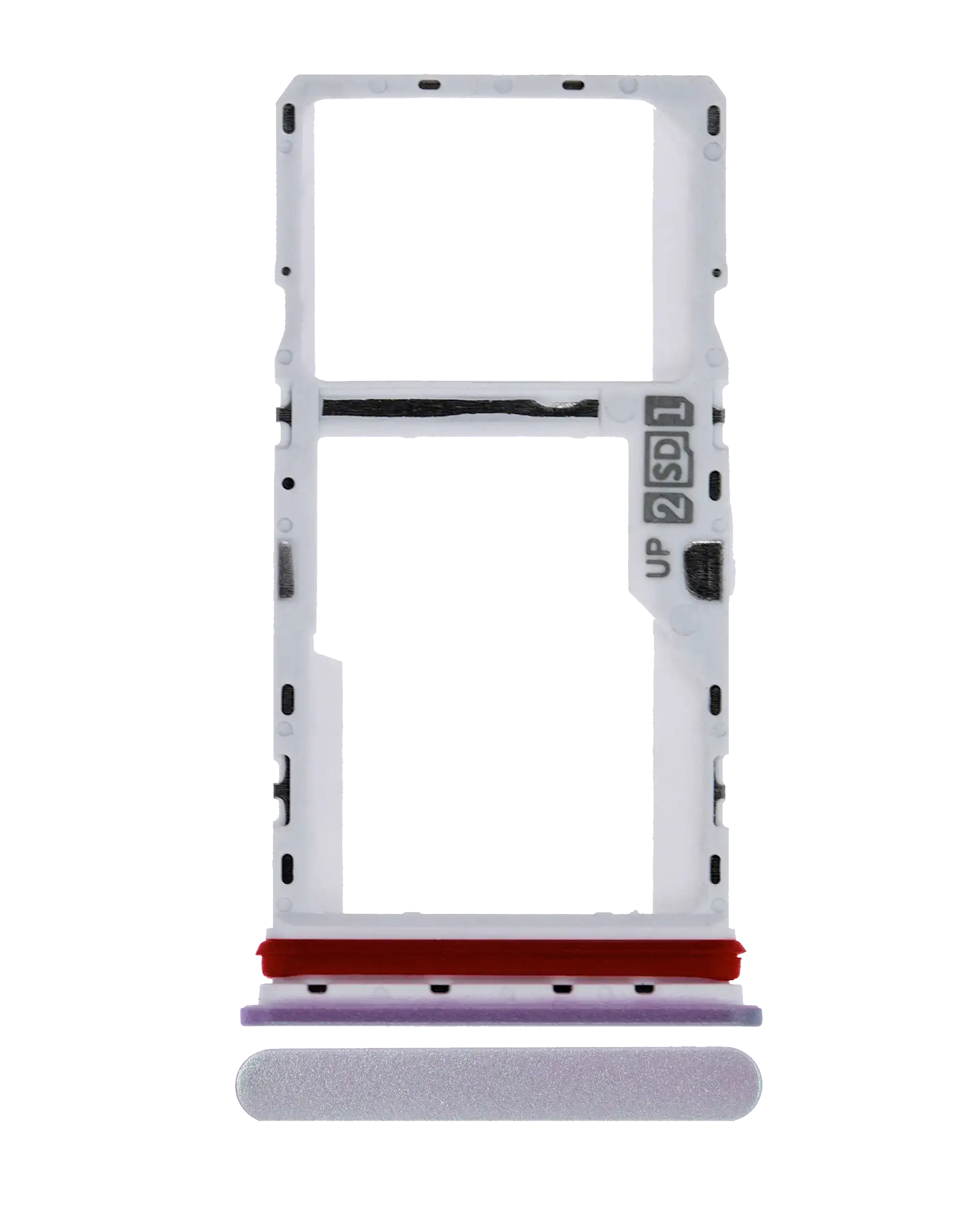 Dual SIM Card Tray for Motorola Moto G10 (XT2127-2 / 2021) - Iridescent Pearl