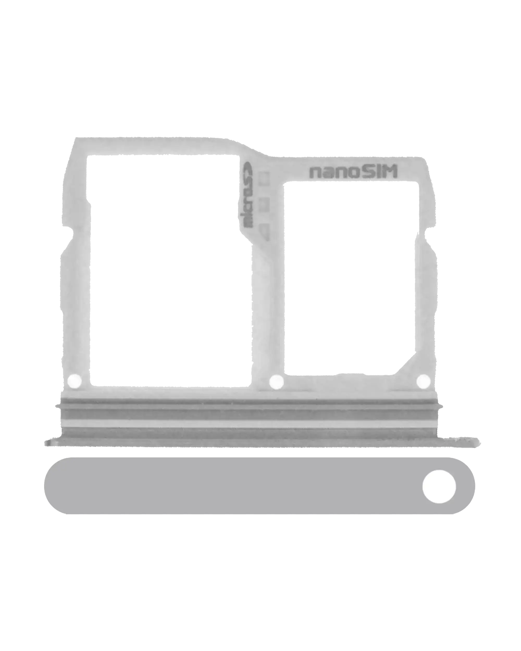 SIM-Karten-Tray für LG X Venture (H700) OEM-Qualität Silber