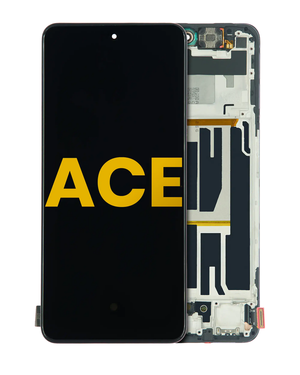 OLED-Display mit Rahmen für OnePlus ACE (Refurbished) (Alle Farben)