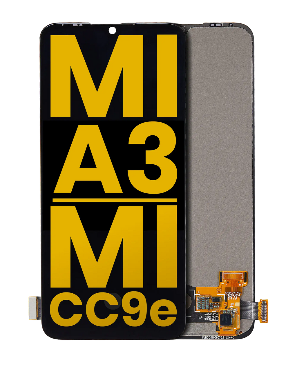 OLED-Display ohne Rahmen für Xiaomi Mi A3 / Mi CC9e (Refurbished) (Alle Farben)