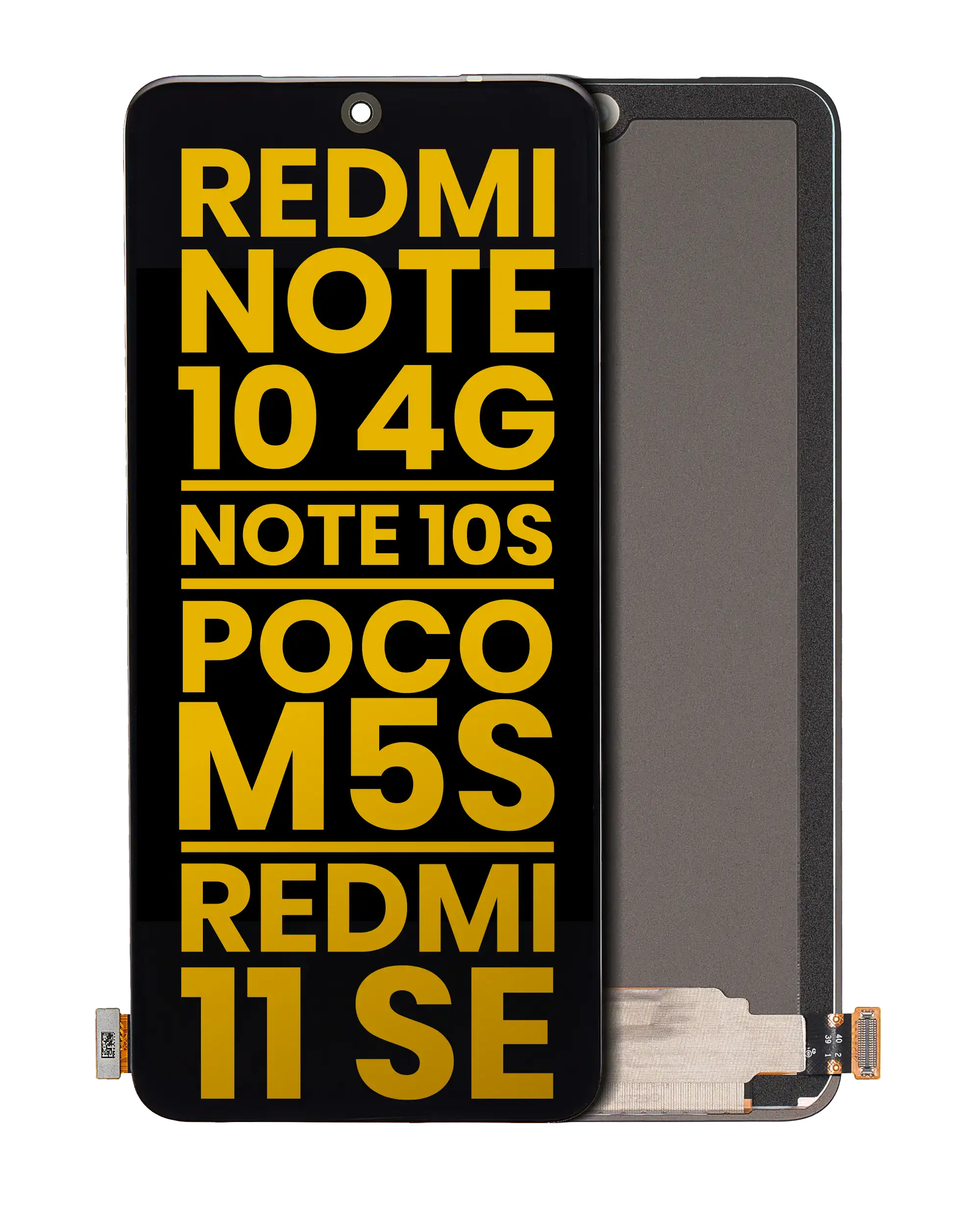 OLED-Display ohne Rahmen für Xiaomi Redmi Note 10/10S/11 SE (Refurbished)