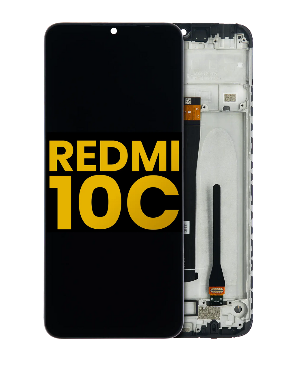 LCD-Display mit Rahmen für Xiaomi Redmi 10C (Refurbished) (Alle Farben)