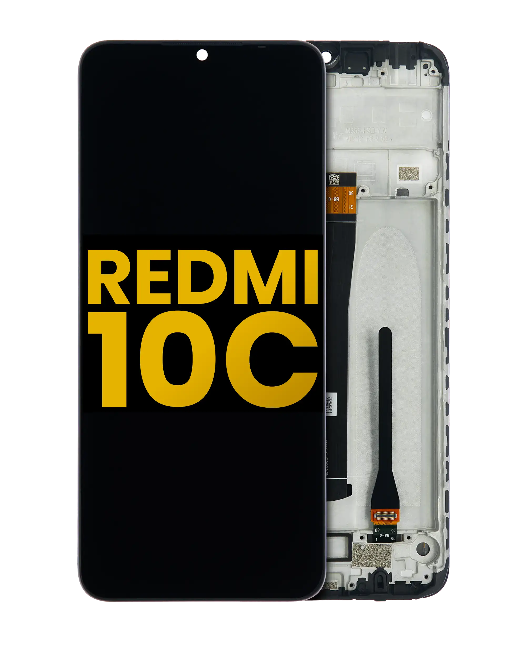 LCD-Display mit Rahmen für Xiaomi Redmi 10C (Refurbished) (Alle Farben)