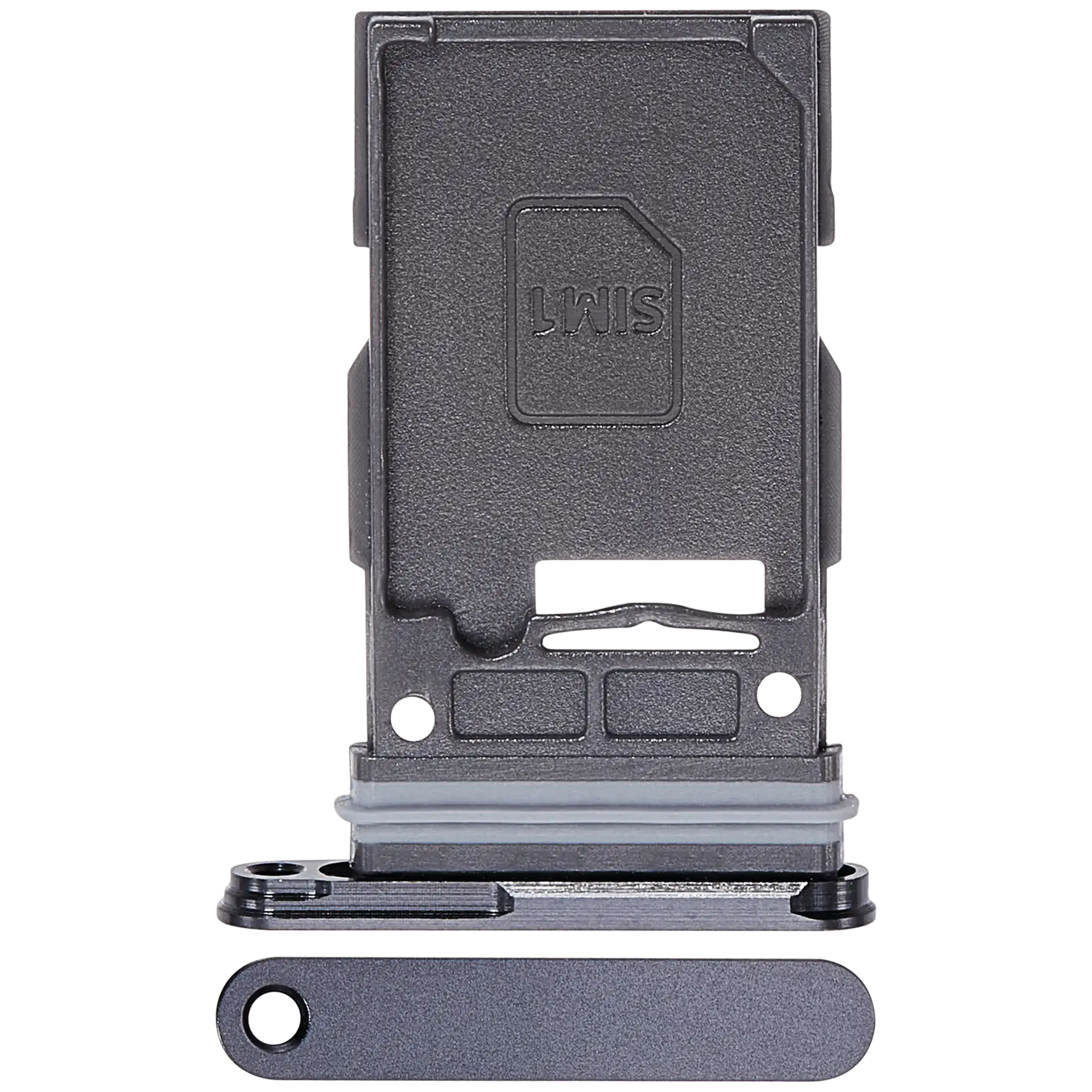 Single SIM card tray for Samsung Galaxy S25 / S25 Plus (Premium) (Blue Black)