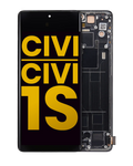 OLED Display with Frame for Xiaomi Civi / Civi 1S (Refurbished, Black)