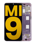 OLED-Display mit Rahmen für Xiaomi Mi 9 (Refurbished) (Lavender Violet)
